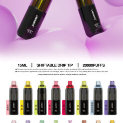 LANA PIX 閃光彈一次性電子煙 20000口｜15ML大容量・油芯分離黑科技